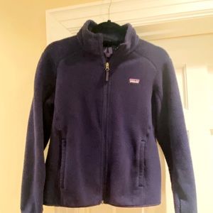 Boys Patagonia full zip fleece jacket